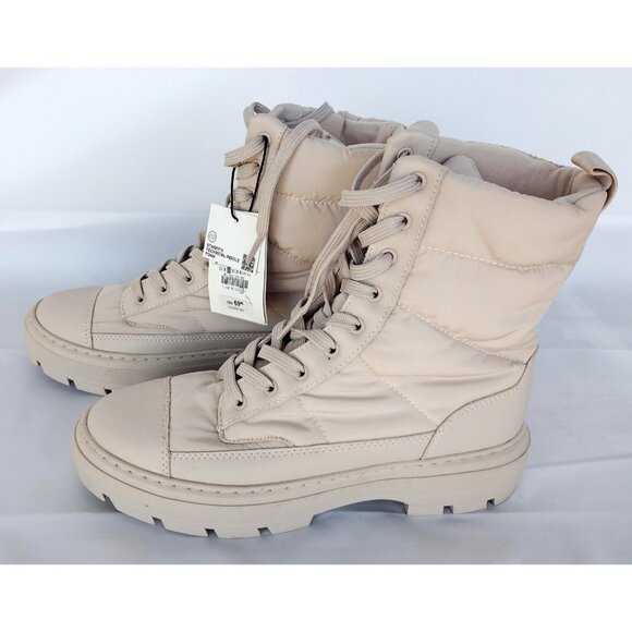 Zara Starfit Tech Insole Winter Boot Cream Size Eur 37 NWT - Picture 3 of 8